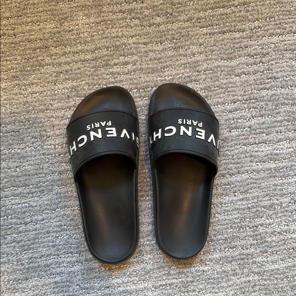 Givenchy Black Slides